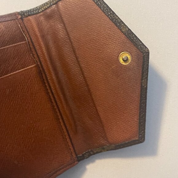 Vintage Louis Vuitton Trifold Monogram Wallet Unisex From Japan COA Included - Picture 8 of 12